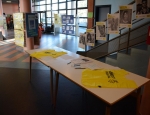 deux expositions, du CIDH et d'Amnesty International installées dans le hall A